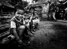 Marine Tribal Children 