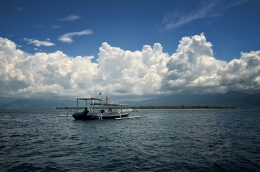 sunbathe, gili air 