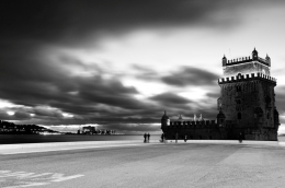 Noite junto à Torre de Belém 