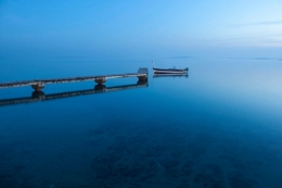 il mare calmo della sera 