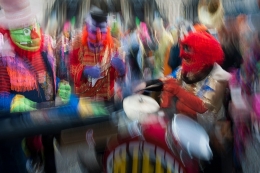 Trio playing 