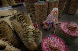 penjual kerajinan 