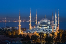 Blue Mosque in Blue Hour 