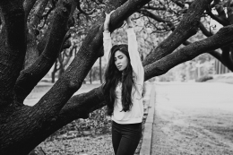 Girl and tree 