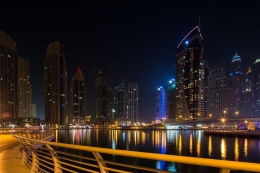 Night at Dubai Marina 