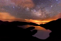 Milk Way na Lagoa Fogo  