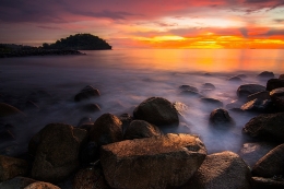 Sunset at Purus Beach 