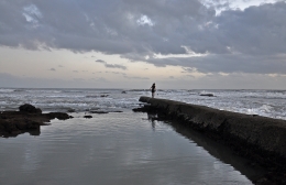 Caminhos de rocha e mar 