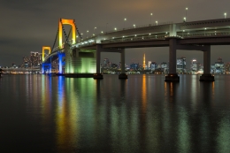 Rainbow Bridge and Tokyo Tower 