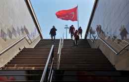 Up to Taksim Square 