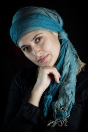  Blue Headscarf (2) 