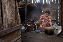 Masak beras 