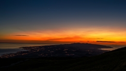 Vénus e Jupiter sobre São Miguel 