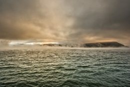 Danube in autumn nerves 