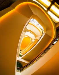 orange stairs 