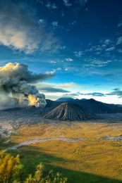 Bromo Vulcanic Eruption 