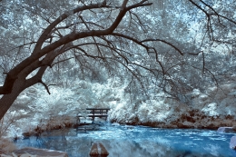 Blue fountain 