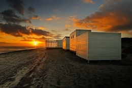 on the beach 