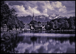 Lago de Buchs - Suiça_B&W Version 