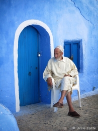 Anziano abitante di Chefchaouen.... 