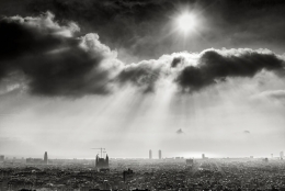 Barcelona skyline 