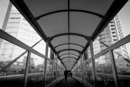 roofed passage connecting building  