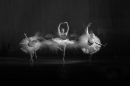 Three ballerinas 