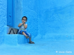 Il bambino nell'azzurro... 