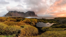 Vestrahorn Mountain Sunrise 