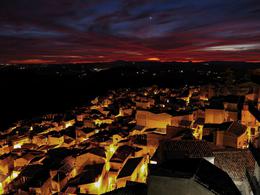 Tramonto rosso dal mio terrazzo magico... 