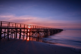 Sunrise On Bakau Beach 