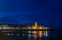 Gijón, hora azul 