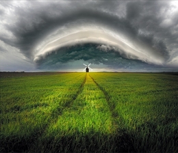 Storm over the Windmill 