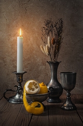 Still life with lemons 