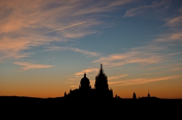 Sunset in Salamanca 