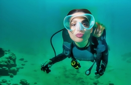 Woman Diver 