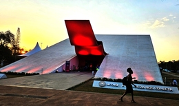 Scene at dusk 