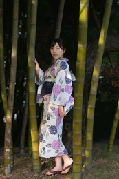 Lady in kimono 