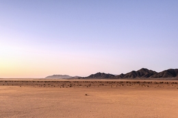 Fim de tarde no deserto 