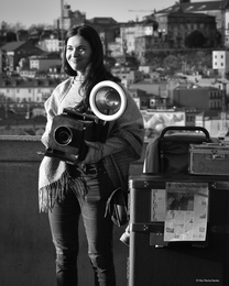 A fotógrafa sorridente... 