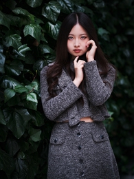 Standing Before the Ivy Wall 