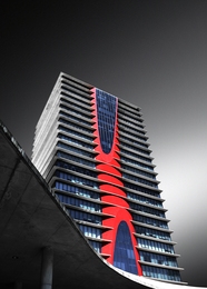 Red & Blue Tie 