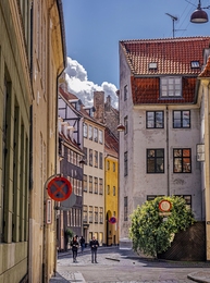 Numa Rua em Copenhaga 