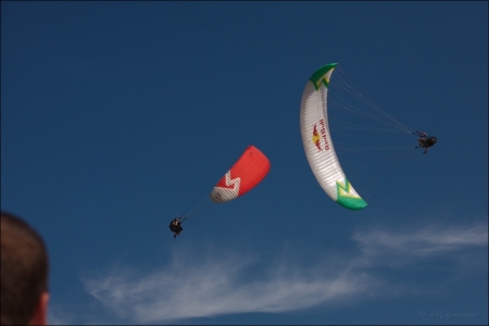 Acrobacia no céu de Linhares 